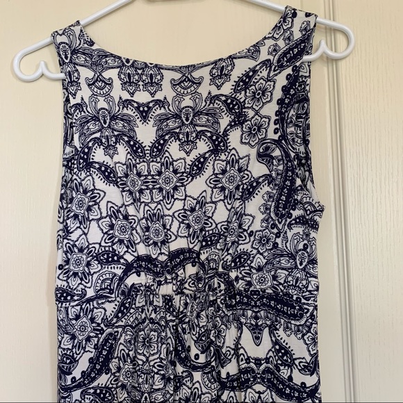 Joe Fresh White and Navy Floral Sundress - Picture 3 of 5